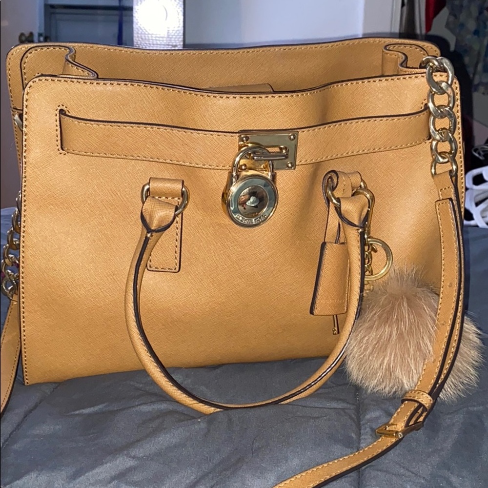 Michael Kors leather tote bag